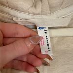 Free People dream big quilted vest in light cream oversized and puffy hooded Photo 4