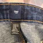 Gap  Button Front Denim Mini Skirt Dark Wash Photo 11