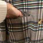 Kittenish  Plaid Coat with Vibrant Yellow Accent Photo 1