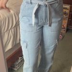 Forever 21 Denim Cargo Joggers Photo 0