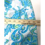 Lilly Pulitzer  Chevonne Silk White Blue Strappy Gold Zipper Resort Tank Top XS Photo 6