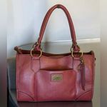 FRYE & Co VINTG BURGANDY Leather Handbag Photo 0