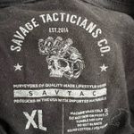 Savage Tacticians Co Graphic Black T Shirt Size XL Photo 3