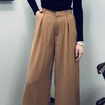 Tronjori Palazzo Pants Trousers M NWT High Waist Casual Wide Leg Tiktok Viral Tan Size M Photo 12