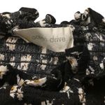 Ocean Drive Black and White Floral Ruffle Skirt Photo 2