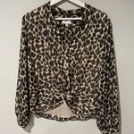 Heartloom New  Camille Leopard Print Blouse Photo 2