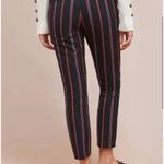 Anthropologie Essential Slim Belted Trousers Casual Chic Versatile Sz 6 Photo 9