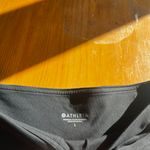 Athleta Large Black Mesh Patterned Leggings Photo 3