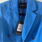 Who What Wear  Blazer Double Breasted Career Wear Jacket Blue Womens S NWT New Photo 5