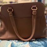 Elegant Brown Leather Handbag Photo 3
