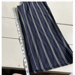 Cupcakes and Cashmere Jumpsuit Womens 4 Navy Striped Wide Leg Cropped Strappy Photo 7