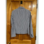 J.Crew Women’s  Navy/White Academia Workwear Pinstripe School Boy Blazer Size 4 Photo 2