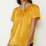 LC Lauren Conrad Women’s Lauren Conrad Flowy Top Gold color Photo 0