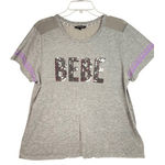 Bebe Sport‎ Gray Bling V Photo 0