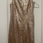 Lulus Gold Sequined Dress Photo 0