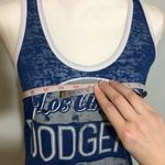 Campus Lifestyle NWOT Blue Marled LA Dodgers Racerback Tank Top New Photo 4