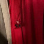 David's Bridal Red Strapless Formal Dress Photo 5