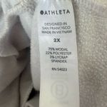 Athleta Beyond Soft Purana Wrap Sweatshirt in Light Gray Heather Size 2X Plus Sz Photo 9