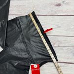 Spanx Faux Leather Leggings Black Metallic Size XL Petite NEW Photo 5