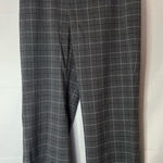 Charter Club  Women's Gray Plaid Trousers Photo 0