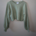 Princess Polly Green  Sweater Cropped Photo 0