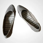 Kelly & Katie KELLY &‎ KATIE Gray Zoe Canvas Ballet Flat | Size 8.5 Photo 4