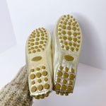 Coach Size 6 Nadia Gold Metallic Tassel Driving Moccasin Photo 4