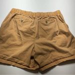 Old Navy  Women's Beige Khaki Everyday Elastic Waist Chino Shorts Stretch Large Photo 1