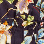 Band of Gypsies Multi-color Sleeveless Floral Romper with Tie in front Photo 8