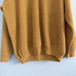 Alpaca 111 Woman’s Vneck Sweater Sz L Orange Tight Knit 100% Alpaca Made In Peru Size L Photo 6