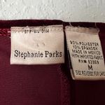 Vintage Stephanie Parks Womens Dress Medium Velvet Y2K 90s Dark Fairy Grunge Red Photo 1