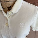 Adidas Light Neon Yellow Cropped Polo Shirt Photo 1