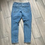 Old Navy Light Blue Distressed Skinny Jeans Photo 3