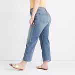 Madewell  Slim Wide-Leg Crop Jeans in Reggie Wash Sz 36 Photo 5
