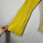 Anthropologie ‎ Maeve Yellow Micro Rib Flare Long Sleeve Sweater Photo 4