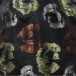 Jovani  Strapless Black Metallic Floral Cocktail Party Dress Size 8 Medium Photo 4