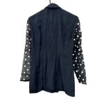 Vintage size Large by Odds’ n Evens double breasted tunic top. Black Photo 3