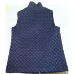 kim rogers Women’s Navy Blue Zip Quilted Vest MEDIUM Photo 4