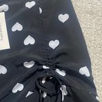 Miami Black and White Heart Mini Skirt Photo 4