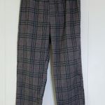 Honey Punch Grey Plaid Crop Trousers S Photo 1