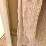 Abercrombie & Fitch Abercrombie & Fitch V neck Light Knit Sweater Light Pink Cream M/L Photo 6