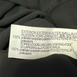 ZARA  Trafaluc Black Long Sleeve Pleated Mesh Relaxed Fit Blouse Top Size L Photo 3