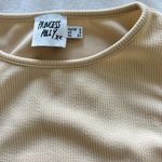 Princess Polly Beige Ribbed Crop Top Photo 1