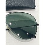 Ray-Ban  RB3025‎ Aviator Large Metal Sunglasses Black Frame Photo 2