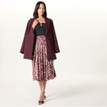 The Drop Elegant Burgundy Women's Convertible Blazer Size L Purple Size L Photo 5