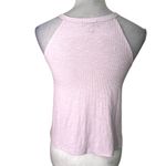 Freshman Women's Ligh Purple/Pink Ribbed Sleeveless Halter Top S NWOT Pink Photo 3