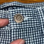 Vintage Halston jenaswear Blue and White Capris Size 6 Photo 2