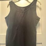 L.L. Bean black Fitted Sleeveless Tank Top Size L Photo 0