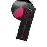 No Boundaries NEW  Blue Rib Zip Front One Piece Cheeky High Leg Swimsuit L 11/13 Photo 5