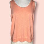 Lilla P back cutout tank top Pima cotton Orange Size M Photo 2